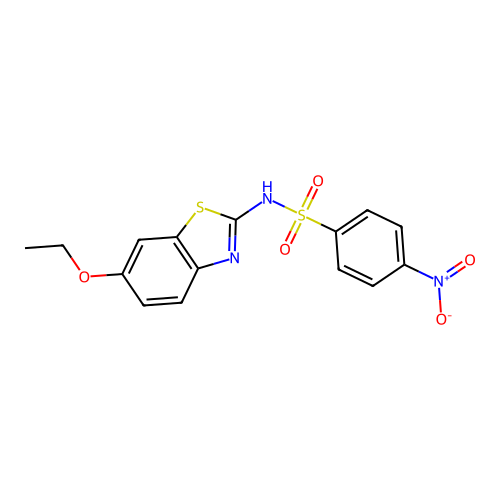N-(6-ethoxybenzo[d]thiazol-2-yl)-4-nitrobenzenesulfonamide structure