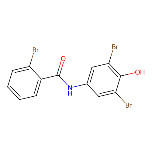 2-bromo-N-(3,5-dibromo-4-hydroxyphenyl)benzamide structure