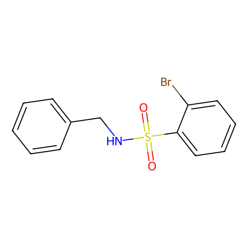 N-benzyl-2-bromobenzenesulfonamide structure