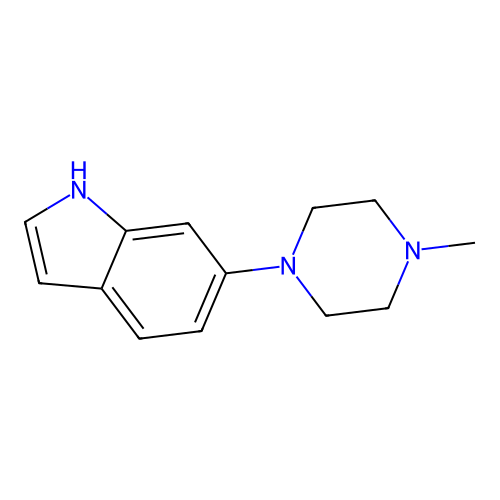 6-(4-methylpiperazin-1-yl)-1H-indole structure