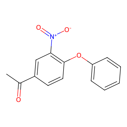 1-(3-Nitro-4-phenoxyphenyl)ethanone structure