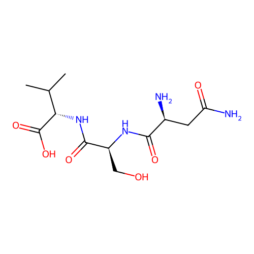 L-Valine, L-asparaginyl-L-seryl- structure