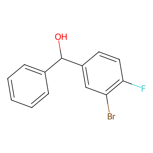 (3-Bromo-4-fluorophenyl)(phenyl)methanol structure