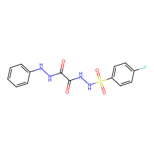 N'~1~-[(4-fluorophenyl)sulfonyl]-N'~2~-phenylethanedihydrazide structure