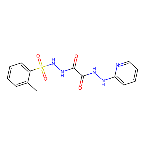 N'~1~-[(2-methylphenyl)sulfonyl]-N'~2~-(pyridin-2-yl)ethanedihydrazide structure