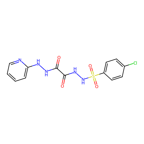 N'1-(4-Chlorobenzenesulfonyl)-N'-(pyridin-2-YL)ethanedihydrazide structure