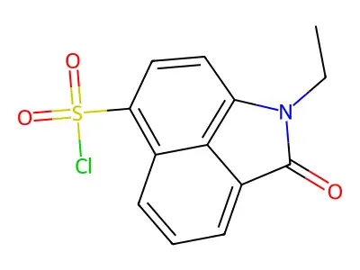 1-Ethyl-2-oxo-1,2-dihydrobenzo[cd]indole-6-sulfonyl chloride structure