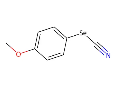 4-Methoxyphenyl selenocyanate structure