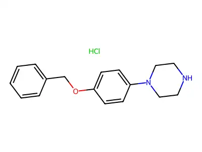 1-[4-(Benzyloxy)phenyl]piperazine hydrochloride structure