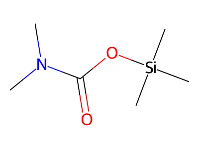 Trimethylsilyl N,N-dimethylcarbamate structure