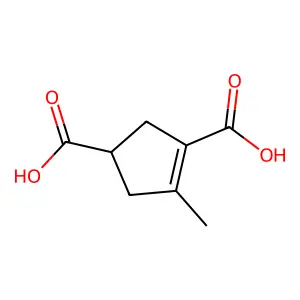 3-Cyclopentene-1,3-dicarboxylic acid, 4-methyl- structure