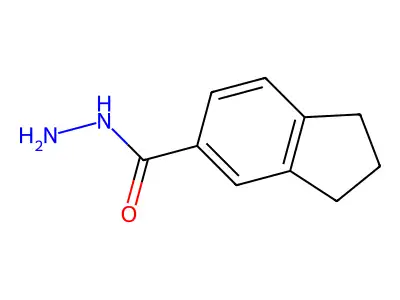 2,3-dihydro-1H-indene-5-carbohydrazide structure