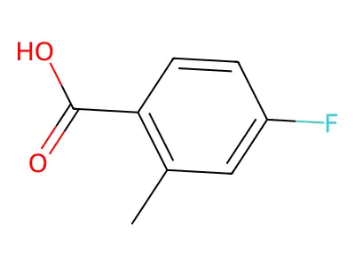 5-Fluoro-2-methylbenzoic acid structure