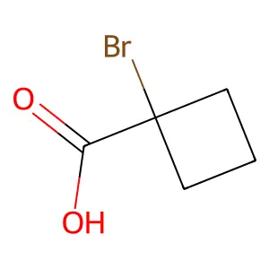 1-Bromocyclobutanecarboxylic acid structure