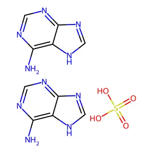 Adenine sulfate structure