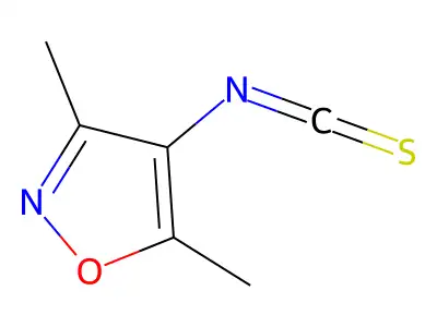 3,5-Dimethyl-4-isoxazolyl isothiocyanate structure