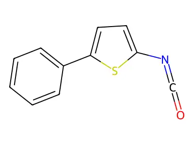 5-Phenyl-2-thienylisocyanate structure