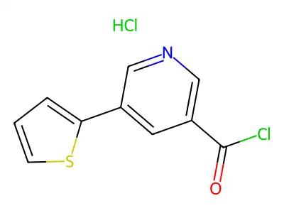 5-(2-Thienyl)Nicotinoyl Chloride Hydrochloride structure