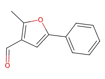 2-Methyl-5-phenyl-3-furaldehyde structure