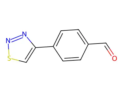 4-(1,2,3-Thiadiazol-4-yl)benzaldehyde structure