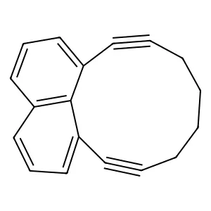 Naphtho(1,8',8:c,d)cycloundeca-1,5-diyne structure