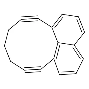 Naphtho(1,8',8:c,d)cyclodeca-1,5-diiyne structure