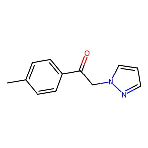 1-(4-methylphenyl)-2-(1H-pyrazol-1-yl)-1-ethanone structure