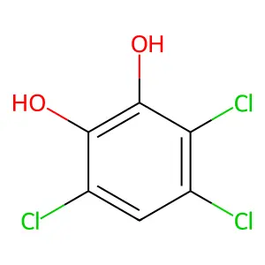 3,4,6-Trichlorocatechol structure