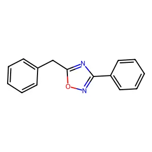 5-Benzyl-3-phenyl-1,2,4-oxadiazole structure