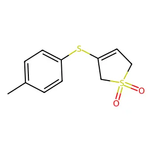 3-(4-Methylphenyl)sulfanyl-2,5-dihydrothiophene 1,1-dioxide structure
