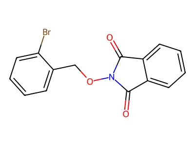 2-[(2-bromobenzyl)oxy]-1H-isoindole-1,3(2H)-dione structure