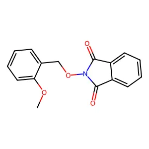 2-[(2-Methoxyphenyl)methoxy]isoindole-1,3-dione structure