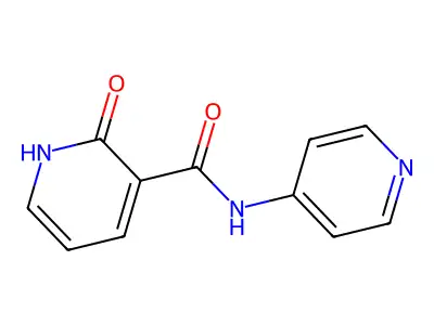 2-oxo-N-(pyridin-4-yl)-1,2-dihydropyridine-3-carboxamide structure