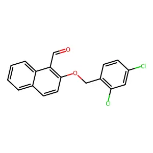 2-[(2,4-Dichlorobenzyl)oxy]-1-naphthaldehyde structure