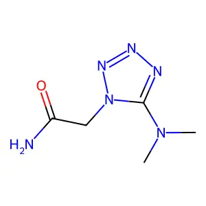 2-[5-(dimethylamino)-1H-1,2,3,4-tetraazol-1-yl]acetamide structure