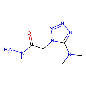 2-[5-(dimethylamino)-1H-1,2,3,4-tetraazol-1-yl]acetohydrazide structure
