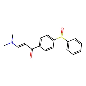 1-[4-(Benzenesulfinyl)phenyl]-3-(dimethylamino)prop-2-en-1-one structure