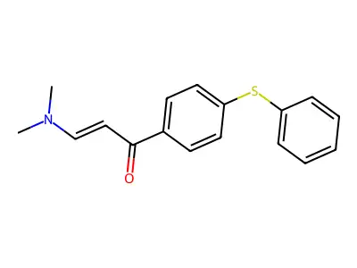 3-(Dimethylamino)-1-[4-(phenylsulfanyl)phenyl]-2-propen-1-one structure