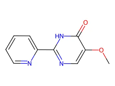 5-Methoxy-2-(pyridin-2-yl)pyrimidin-4-ol structure