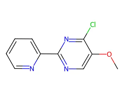 4-Chloro-5-methoxy-2-(2-pyridinyl)pyrimidine structure