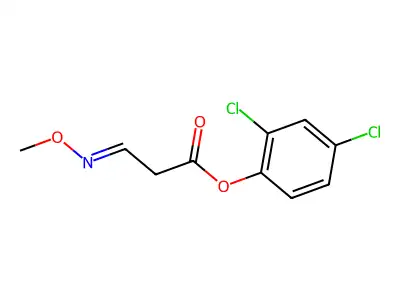(2,4-Dichlorophenyl) 3-methoxyiminopropanoate structure