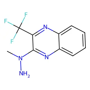 2-(1-Methylhydrazino)-3-(trifluoromethyl)quinoxaline structure