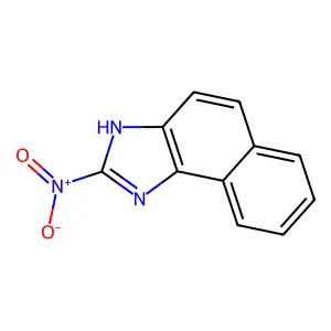 1H-Naphth(1,2-d)imidazole, 2-nitro- structure