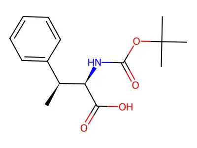 2-((Tert-butoxycarbonyl)amino)-3-phenylbutanoic acid structure