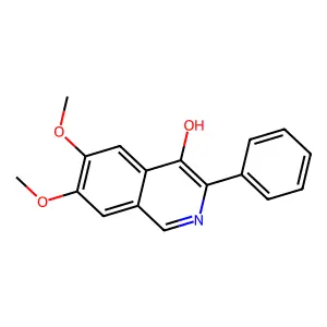 6,7-Dimethoxy-3-phenylisoquinolin-4-ol structure