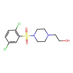 2-[4-(2,5-Dichlorophenyl)sulfonylpiperazin-1-yl]ethanol structure