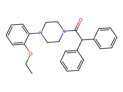 1-[4-(2-Ethoxyphenyl)piperazin-1-yl]-2,2-diphenylethanone structure