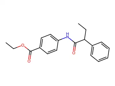 Ethyl 4-(2-phenylbutanoylamino)benzoate structure