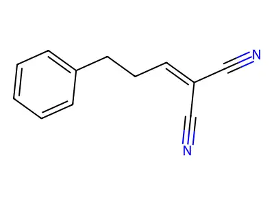 2-(3-Phenylpropylidene)malononitrile structure