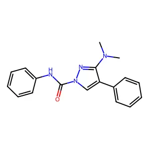 3-(dimethylamino)-N,4-diphenyl-1H-pyrazole-1-carboxamide structure